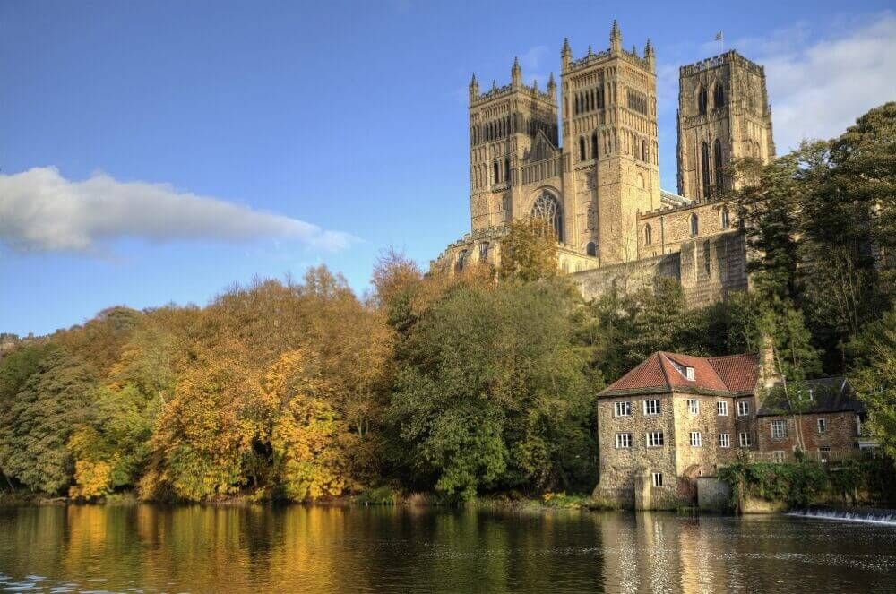 Durham cathedral from river